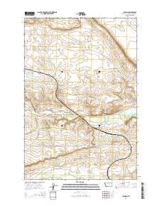 Cushman 2014 topographic map thumbnail