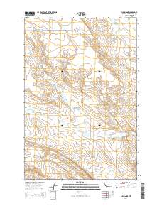 Cushman NE 2014 topographic map thumbnail