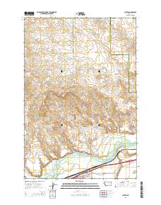 Custer 2014 topographic map thumbnail