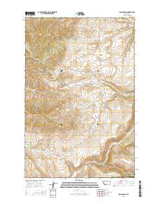Dana Ranch 2014 topographic map thumbnail