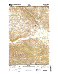 Canyon Creek 2014 topographic map thumbnail