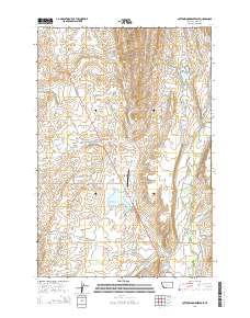 Cottonwood Reservoir 2014 topographic map thumbnail