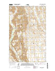 Coulter Coulee 2014 topographic map thumbnail