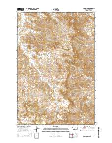 Buck Mountain 2014 topographic map thumbnail
