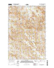 Darby Buttes SW 2014 topographic map thumbnail