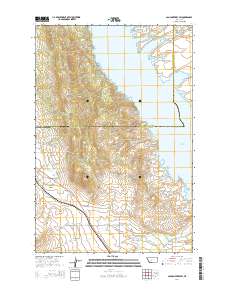Canyon Ferry SW 2014 topographic map thumbnail
