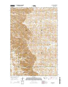 Cap Rock 2014 topographic map thumbnail