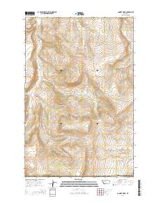 Conway Ridge 2014 topographic map thumbnail