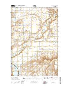 Choteau SE 2014 topographic map thumbnail