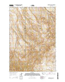 Christensen Ranch 2014 topographic map thumbnail
