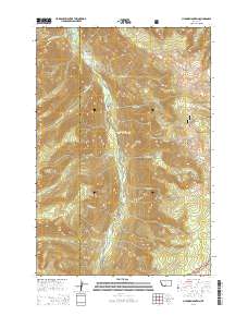 Chrome Mountain 2014 topographic map thumbnail