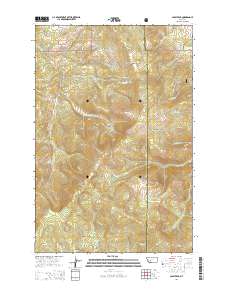 Casey Peak 2014 topographic map thumbnail