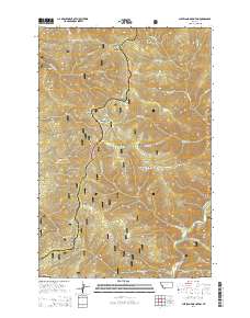 Cleveland Mountain 2014 topographic map thumbnail