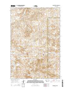 Bracket Butte 2014 topographic map thumbnail