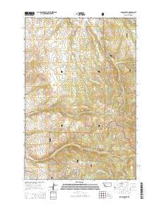 Baggs Creek 2014 topographic map thumbnail