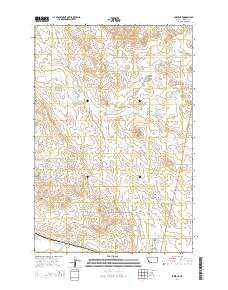 Baker NE 2014 topographic map thumbnail