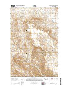 Hendrickson Coulee 2014 topographic map thumbnail