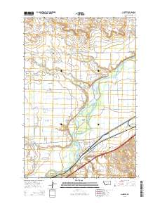 Huntley 2014 topographic map thumbnail