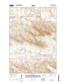 Gomer Draw 2014 topographic map thumbnail