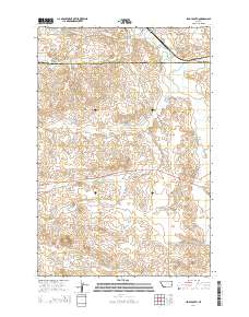Ismay South 2014 topographic map thumbnail