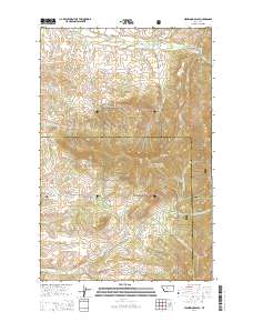 Highwood Baldy 2014 topographic map thumbnail