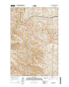 Freeman Creek 2014 topographic map thumbnail