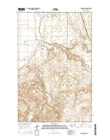 Johnson Lake 2014 topographic map thumbnail