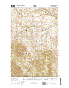 Johnson Mountain 2014 topographic map thumbnail