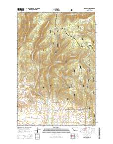Hoover Spring 2014 topographic map thumbnail