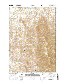 Three Eagles Peak 2014 topographic map thumbnail