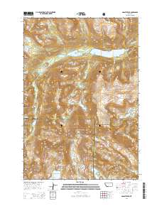 Granite Peak 2014 topographic map thumbnail