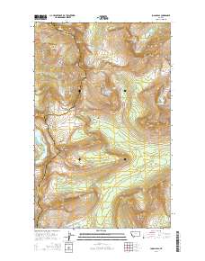 Logan Pass 2014 topographic map thumbnail