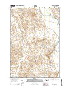 Mills Creek East 2014 topographic map thumbnail