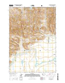 Metzel Creek 2014 topographic map thumbnail