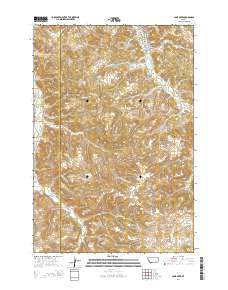 Lame Deer 2014 topographic map thumbnail