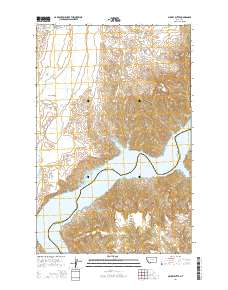 Mickey Butte 2014 topographic map thumbnail