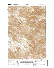 Loaf of Bread Butte 2014 topographic map thumbnail