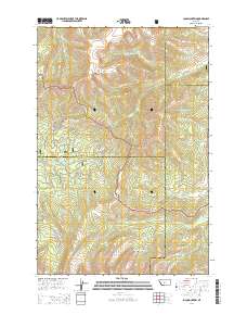 Loco Mountain 2014 topographic map thumbnail