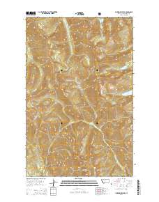 Horseshoe Peak 2014 topographic map thumbnail