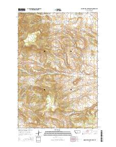 Horsethief Coulee West 2014 topographic map thumbnail
