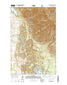 Hash Mountain 2014 topographic map thumbnail