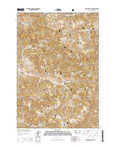 Home Creek Butte 2014 topographic map thumbnail