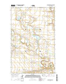 McLaren Reservoir 2014 topographic map thumbnail