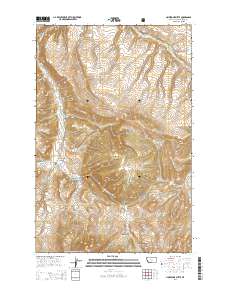 Limestone Butte 2014 topographic map thumbnail