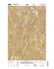 Medicine Hot Springs 2014 topographic map thumbnail