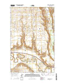 Lindeke Coulee 2014 topographic map thumbnail