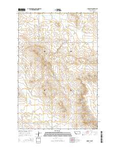 Lindsay SW 2014 topographic map thumbnail