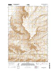 Madison Plateau 2014 topographic map thumbnail