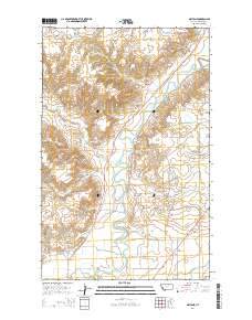 Malta NE 2014 topographic map thumbnail