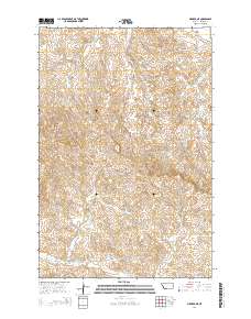 Mildred NE 2014 topographic map thumbnail